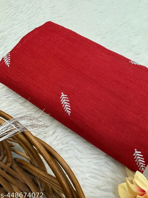 Silver zari embroidered Super Net saree with Bangalori silk blouse, free size, Indian origin