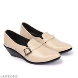 Synthetic bellies sandals, ultra comfortable daily wear wedges for women and college girls. Newly designed YoloYells Bellie shoe in various sizes (IND-3, IND-7, IND-8). Ideal for party wear, casual or work occasions. Lightweight, durable, and stylish with a block heel. Made in India
