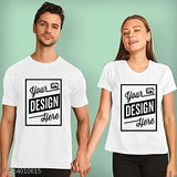 White personalized polyester half sleeve round neck t-shirt with printed photo, perfect for men in various sizes S-XXL