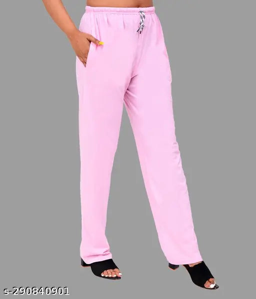Women's & Girls Soft Cotton Pyjama/Track Pant Lower, 100% Export Quality, SK Hosiery. Comfortable cotton pyjamas for sleep and relaxation, suitable for all seasons and outdoor activities