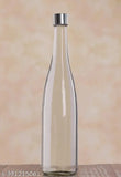 Clear glass wine bottles (750ML, Pack of 3), leak-proof and BIS/ISI certified for drinks storage