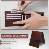Solid faux leather men's wallet, 4 card slots, perfect for everyday essentials. India-made premium quality wallet
