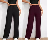 Comfy Lycra trousers for women, solid net, elegant partywear from India