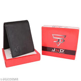 Tan genuine leather RFID-protected men's slim money clip wallet with 2 compartments for cash and cards (Faux Leather/Leatherette), ideal for everyday carry or travel