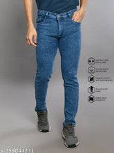 Denim dyed/washed men's jeans, crafted from cotton for comfort. Mid rise, regular fit, size 28-42 (L,Zard brand)