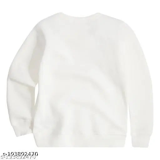 Cotton linen kids sweatshirt with little heart print, comfortable and affordable for ages 9 months to 15 years, on a hanger