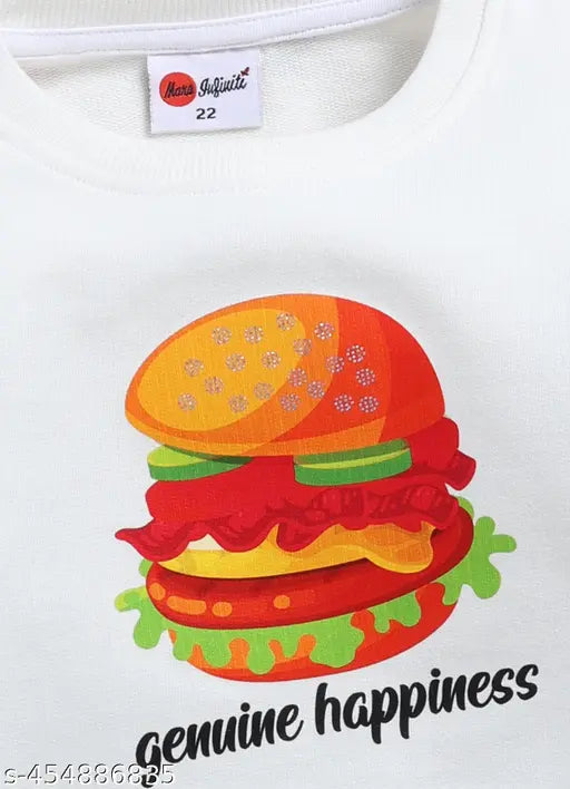 Mi Galaxy Kids Cotton Full Sleeve Sweatshirt, printed net design, 1 piece in pure cotton, ideal for boys aged 6-7 years, made in India