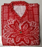 Wool embroidered winter kurti, three-quarter sleeve, Indian traditional clothing