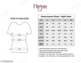 Printed rayon nightwear suit top and pant set, cozy and stylish sleepwear for women and girls with pockets, made in India