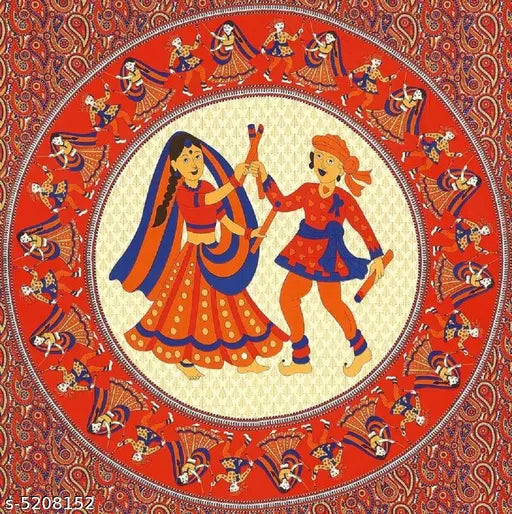 Cotton single bedsheet & pillow cover, 140 thread count, pack of 1 for a comfortable sleep, India origin