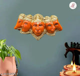 Resin Panchmukhi Hanuman statue for home decor & gifting, 7cm x 4cm x 2cm, brings protection from evil eye