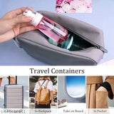 Multicolor, leak-proof travel size 100ml spray bottles for essential oils and cosmetics. Fine mist, reusable, TSA compliant, portable design, multi-use (hair spray, skincare, perfumes)