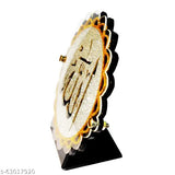 Sparkling Allah Muslim acrylic dashboard idol for positive vibes and car decor, made in India