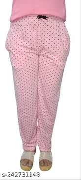 Pure cotton printed maxi pyjamas for women & girls, vibrant design in soft fabric