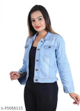 Denim long-sleeve solid jacket, Indian-made men's apparel - S size (bust 19in, length 19in)
