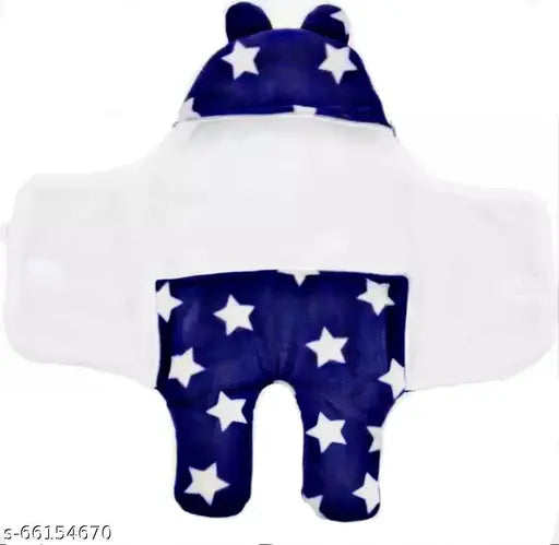 Soft microfiber 3D printed baby swaddle blanket, perfect for newborns to 6 months, ideal for AC rooms