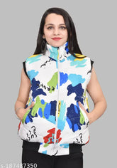 Indian fur jacket for women and girls, S (38in bust, 24in length), M (40in bust, 25in length), L (42in bust, 26in length)