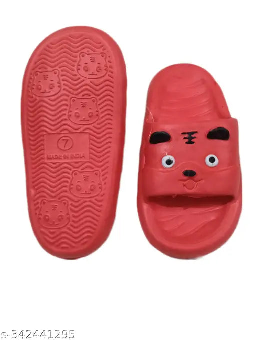 Multicolor EVA flip flops for kids, cartoon character pattern, lightweight footwear