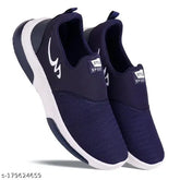 Tway blue kids casual sports shoes - breathable mesh & PVC slip-on, ideal for active boys and girls aged 4-12, perfect blend of style, comfort, and ease