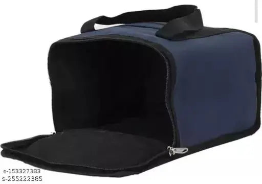 Pure bird Solid Polyester Insulated Lunch/Tiffin Bags, 2 compartments, free size (8x5x11), India-made durable and affordable design