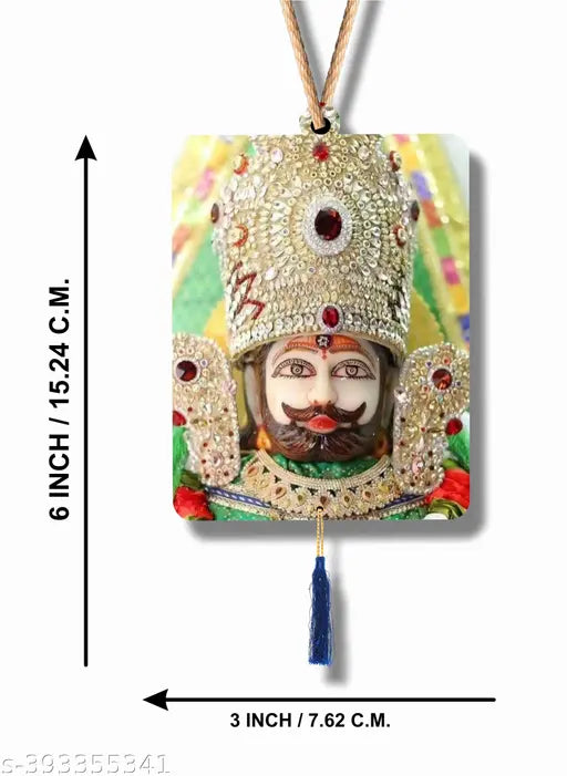 Indian handcrafted Khatu Shyam Ji CAR Dashboard Idol, religious decorative showpiece