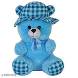 Soft, cuddly 3 cap teddy bears (3 pack), pink fur, child-safe materials, Indian craftsmanship