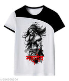 Mahadev Shivratri printed cotton blend round neck t-shirt, short sleeves, size N available in S, M, L, XL