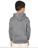 Cotton blend solid color boys sweatshirts, perfect for keeping kids warm in winter, available in various sizes from 4-16 years, made in India