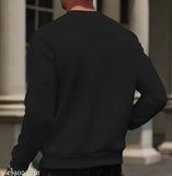 Printed polycotton long-sleeve sweatshirt "Chase Dreams Not Perfection - Stay Bold", size M (38in chest, 27in length)