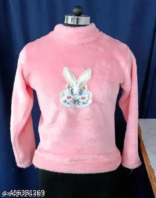 Women's woolen high-neck sweatshirts, printed design, warm and comfy winter wear for all sizes (S-XL)