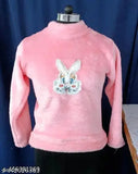 Women's woolen high-neck sweatshirts, printed design, warm and comfy winter wear for all sizes (S-XL)