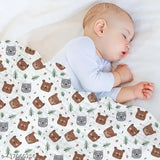 100% organic cotton muslin swaddle for newborn babies, ideal for AC rooms, self-designed, lightweight & breathable