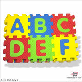 Non Toxic rubber floor mats, alphabet & number set for kids above 2 years (325x325, 36 pcs) - ideal for play space transformation