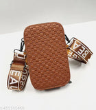Textured PU Jacob 2 wallet & sling bag with adjustable belt, free size (5in x 2in x 7in), imported from India