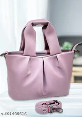 LaVue Lavender PU Sling Bag - Solid, free size, crossbody bag for women with 3 compartments, ideal for various occasions and budget-friendly options