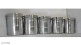 Stainless steel jumbo containers set of 5 pcs, Timeking Steels STORAGE, net quantity: pack of 5, India