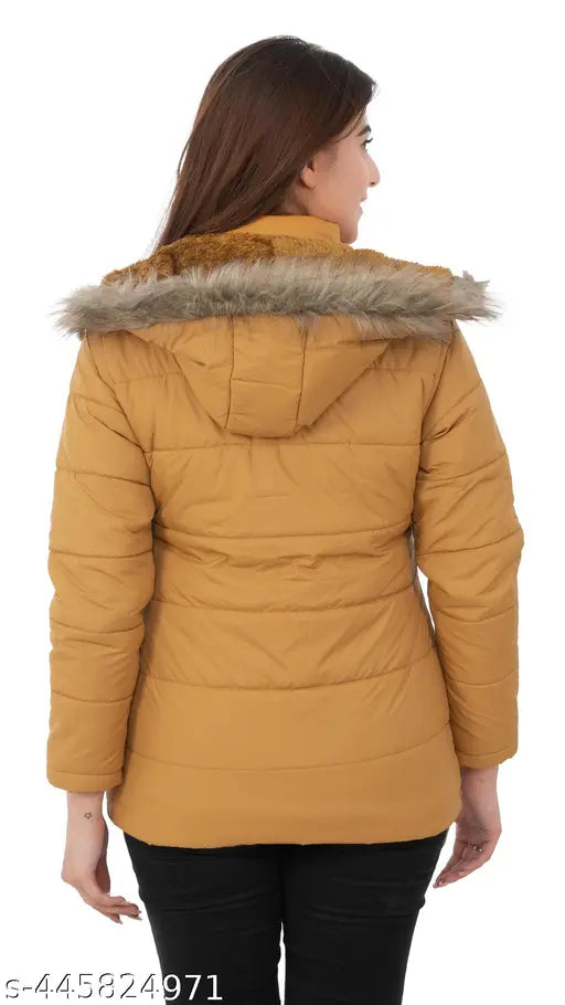 Solid nylon trendy jacket by HIWADI, long sleeves, S (Bust: 19in, Length: 25in, Waist: 20in, Hip: 20in, Shoulder: 13in), Indian origin