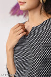 Women's Rayon Slub Printed Co-Ord Set, heavy quality material, three-quarter sleeves, hand-printed all over, casual to formal wear, India origin