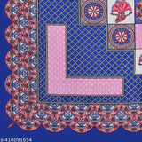Cotton King King-Size Jaipuri Net Bedsheet - 160 thread count, Queen size (100x90 inches) from India