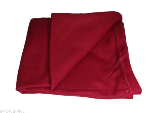 Warm & cozy Homiee polar fleece single bed blanket, lightweight for home, travel, or camping (100% polyester, vacuum-packed)
