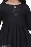 Rayon printed round neck kurta with dhoti pant for kids, Indian ethnic wear in solid pattern