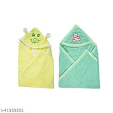 Soft microfiber AC blankets set, baby boys and girls all-season sleeping bags (pack of 2), cartoon print design