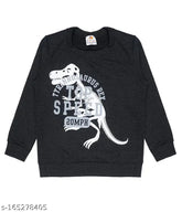 9 Tailed Fox Boys Printed Cotton Sweatshirt, vibrant design for kids aged 2-12