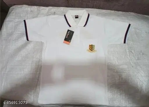 NCC uniform cotton-linen short sleeve cool boys shirt for men, printed pattern on display stand