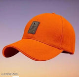 Ediko stylish cotton baseball caps combo pack, solid color modern caps for girls and boys in one size, made in India