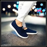 Mesh lightweight all seasons trendy daily use jutti for women - solid ballerina style slip-on footwear from India