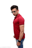 Blue cotton striped polo t-shirts pack 2, short sleeves, summer collection, men's casual wear, India