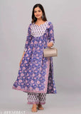 Rayon Nayra Cut Trending Kurta with Printed Net Bottomwear, women's fashion from India
