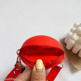 3D synthetic Iron Man mini purse for girls, solid color, crossbody bag with large capacity for coins, keys, and makeup