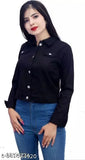 Kid black denim jacket for girls, solid style in long sleeves, size 12-13 years, made in India